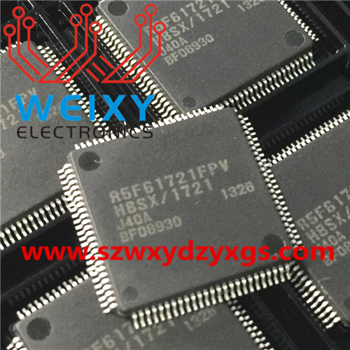 R5F61726FPU   commonly used MCU chip for Toyota airbag control unit