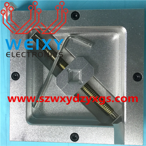 Ball plant platform For BGA IC chip re-plant, fixed stencil and stencil support