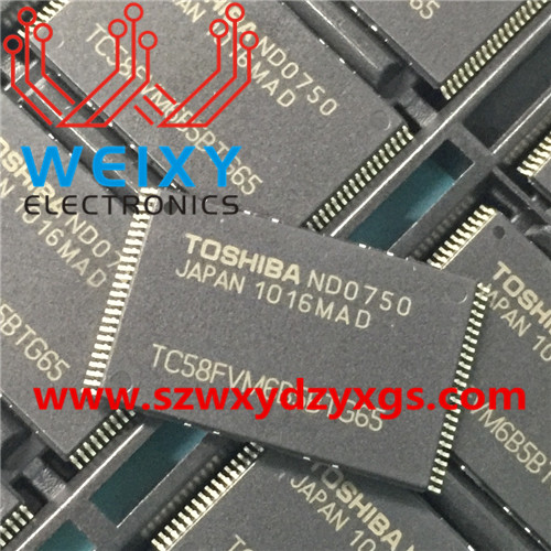 TC58NVG1S3ETA00  commonly used vulnerable chip for automotive audio and amplifier host