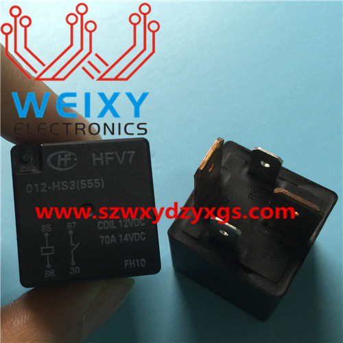 HFV7 012-HS3(555) commonly used vulnerable relay for automotive BCM