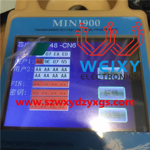 48-CN6  used For copying 48 Transponder chip by CN900, MINI900 machine