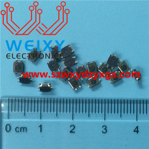 automotive key button  4.5X4.5X3.8MM 4PIN