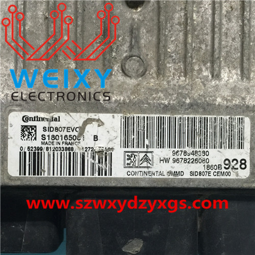 Peugeot Citroen SID807EVO S180165001 ECU repair Kit