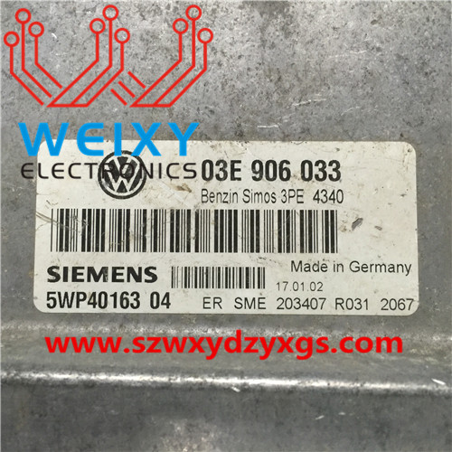 Volkswagen Siemens 03E 906 033 5WP40163 04 ECU Repair Kit