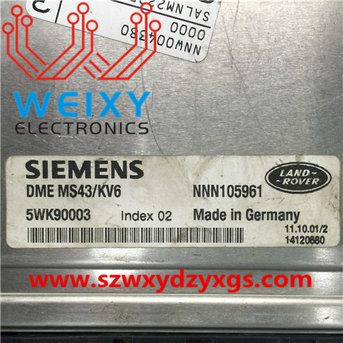 Land Rover Freelander 5WK90003 NNN105961 DME MS43 KV6 ECU Repair Kit