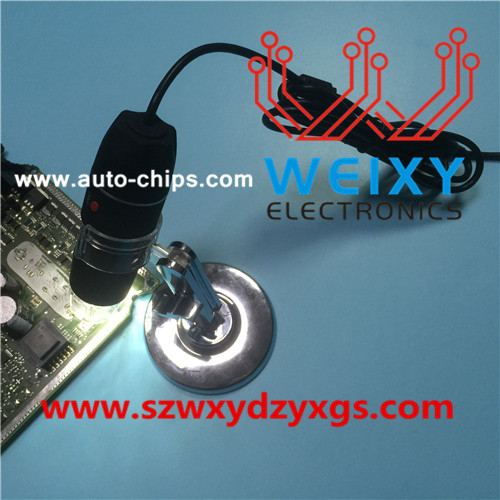 Professional electronic Microscope used for inspecting ECU IC model No and soldering work.