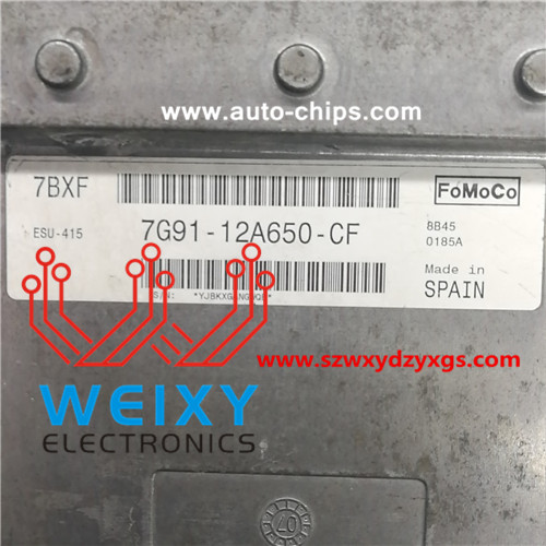 Ford Mondeo 7G91-12A650-CF ECU repair kit