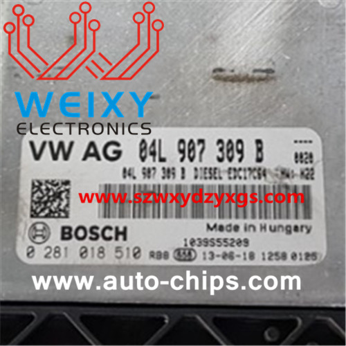 Repair kit for VAG 04L907309B EDC17C64 0281018510 ECU