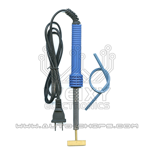 T-shaped electric iron dedicated for soldering cable