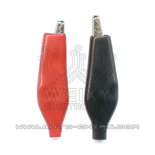Black and red clip, used for connecting ECU PIN during the test