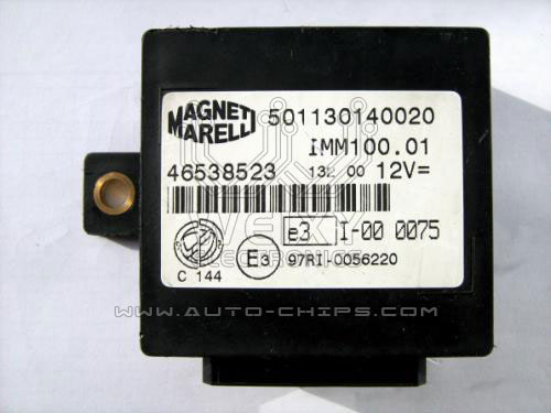 TMPro2 Software module 9 – Fiat, Lancia IMM100.01 immobox Marelli