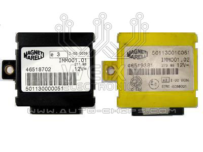 TMPro2 Software module 2 – Fiat, Lancia, Maserati IMM001.01 immobox Marelli
