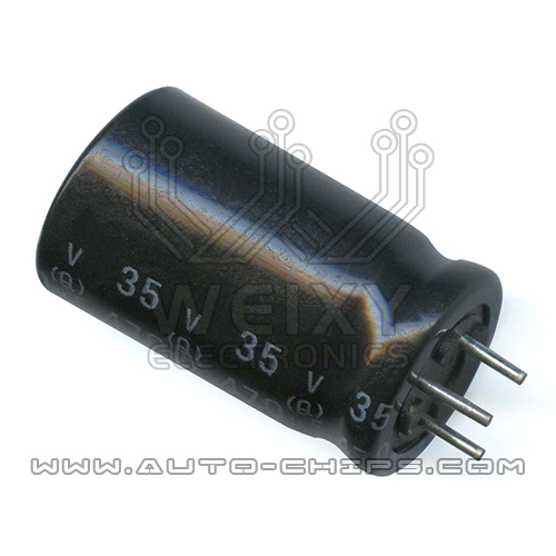 35V 470uf 3PIN capacitor for BMW N20 MEVD1724 DME