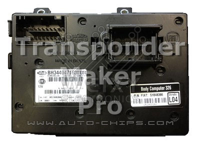 TMPro2 Software module 175 – Fiat Grand Siena, Palio BSI Marelli type 5 with ID46