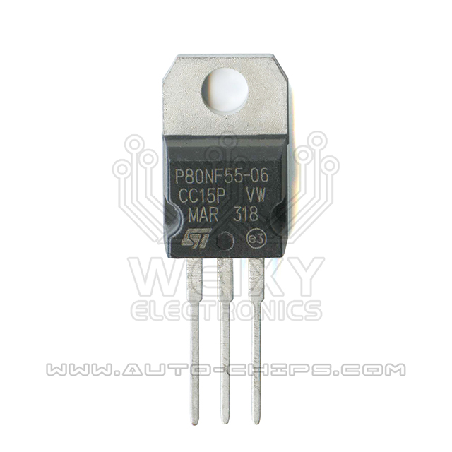 P80NF55-06 chip use for automotives