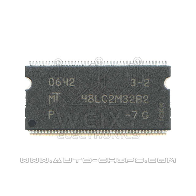 MT48LC2M32B2P-7G commonly used vulnerable chip for automotive radio