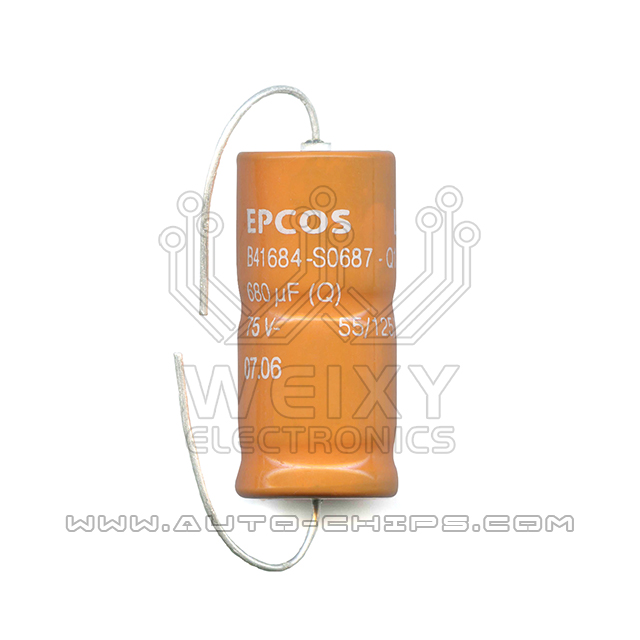 EPCOS B41684-S0687-Q1 680uf 75V capacitor use for automotives