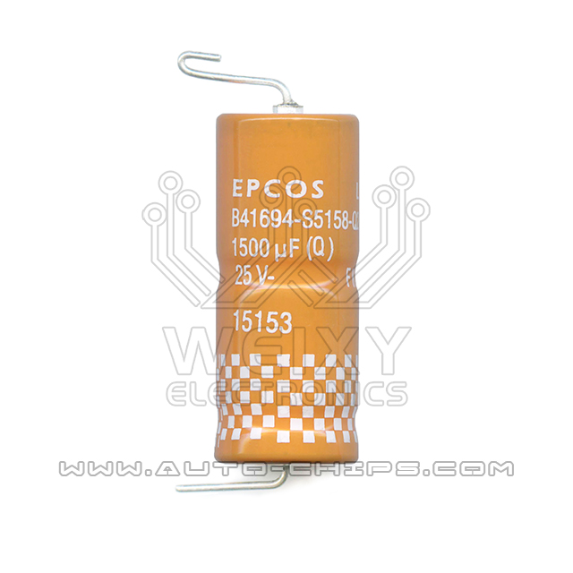 EPCOS B41694-S5158-Q2 25V 1500uf capacitor use for automotives
