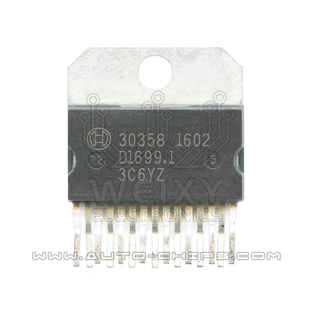 30358 commonly used vulnerable power supply chip for Bosch M154 ECU
