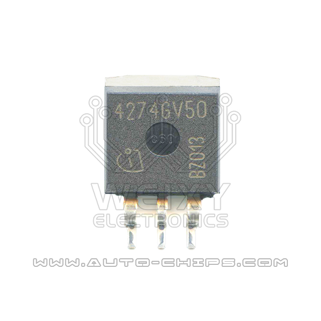 4274GV50   commonly used vulnerable power supply driver chip for Automotive dashboard