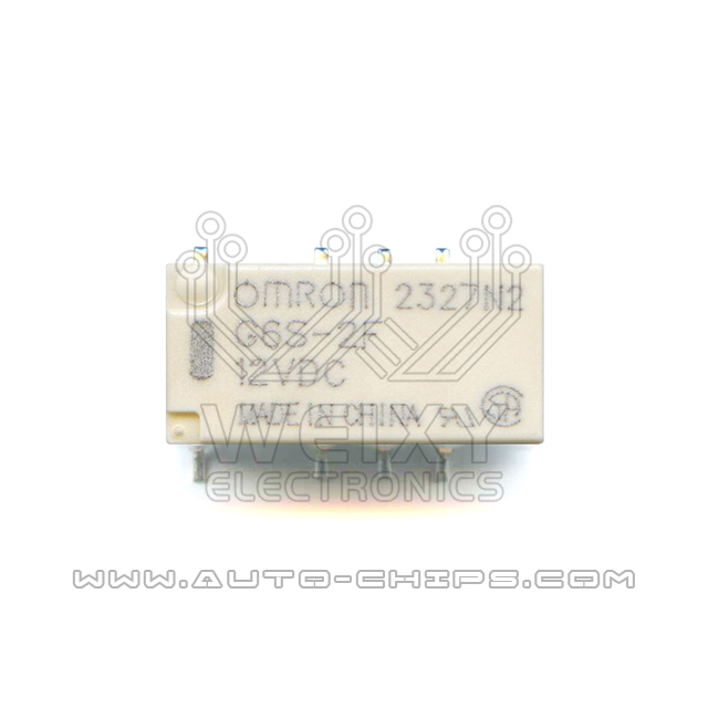 G6S-2F-12VDC    commonly used vulnerable relays for Car BCM