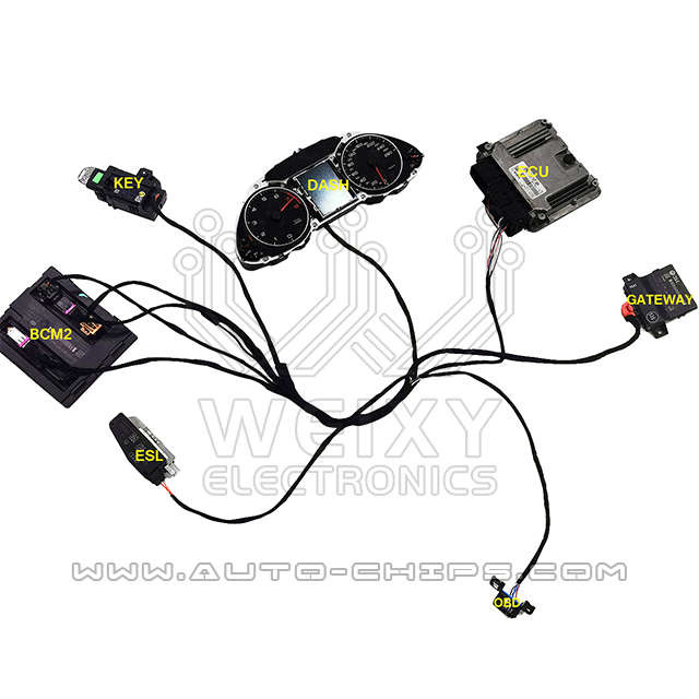 Test platform cable for Audi 5th IMMO A4 A5 Q5