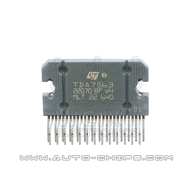 TDA7563  commonly used vulnerable drive chip for BMW amplifier audio host