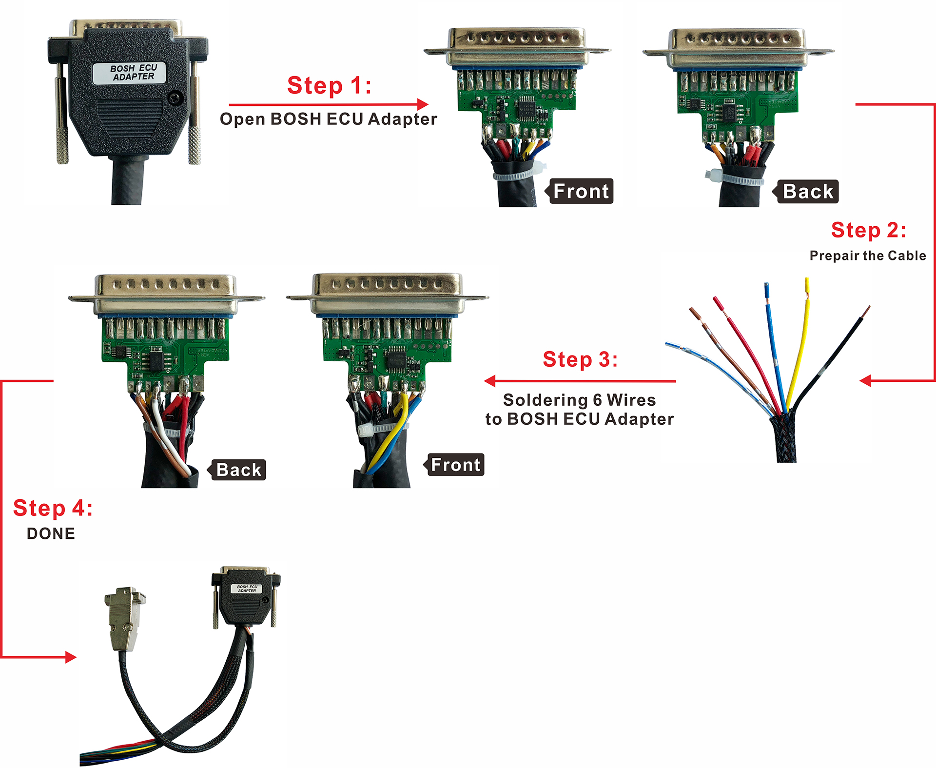 BMW MEVD17.2.x N13 & N20 N55 B38 DME adapter for VVDI-Prog VVDI Pro
