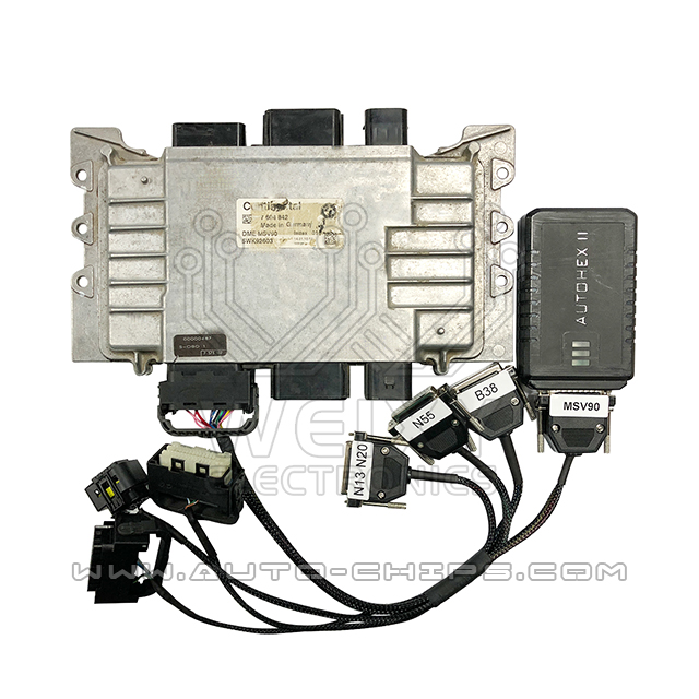 New type BMW N13,N20,N55,B38,MSV90 DME test cables work with Autohex II