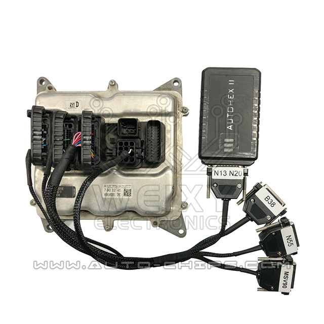 New type BMW N13,N20,N55,B38,MSV90 DME test cables work with Autohex II