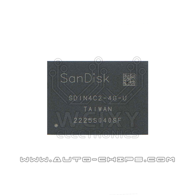 SDIN4C2-4G-U BGA chip used for automotives radio