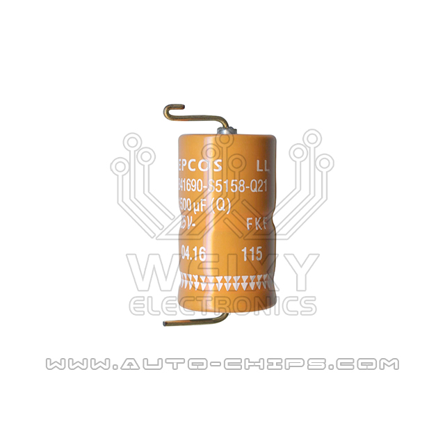 EPCOS B41690-S5158-Q21 1500uf 25V capacitor use for automotives ECU