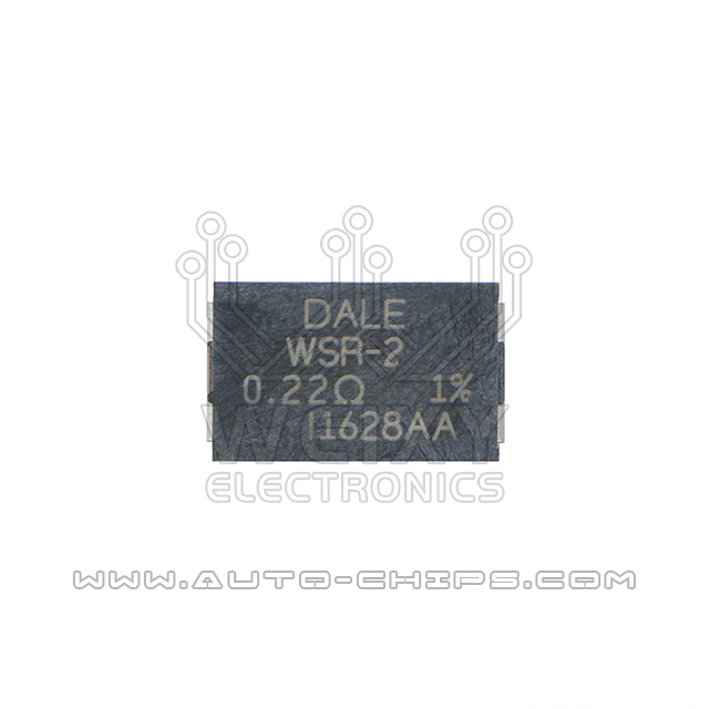 DALE WSR-2 0.22R resistor used for automotives ECU