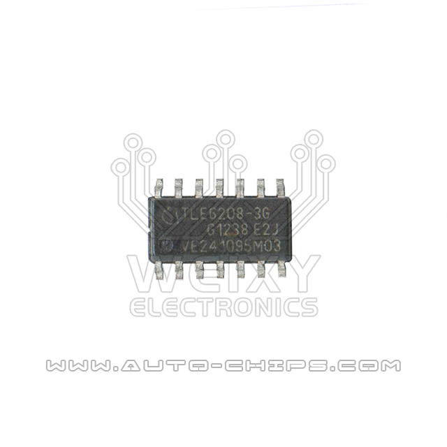 TLE6208-3G  commonly used vulnerable driver chip for automotive BCM and ECU