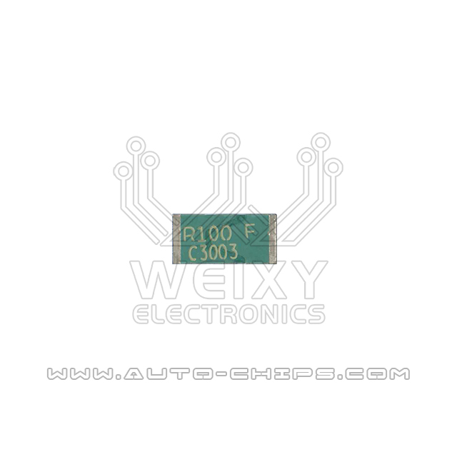 R100 F resistor chip use for automotives
