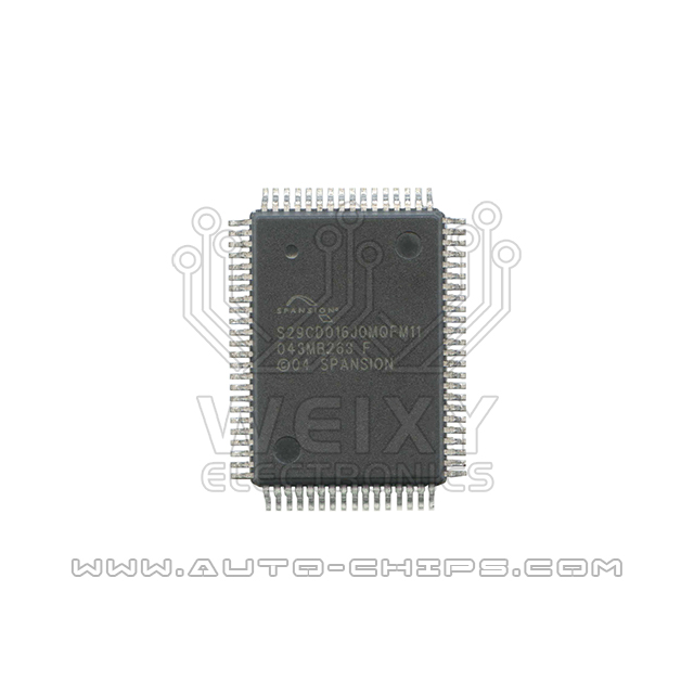 S29CD016JOMQFM11 S29CD016J0MQFM11 commonly used vulnerable FLASH chip for automotive ECU