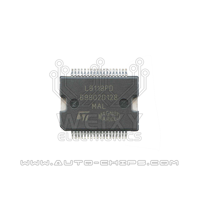 L9118PD  Commonly used vulnerable driver chip for Fiat MARELLI ECU
