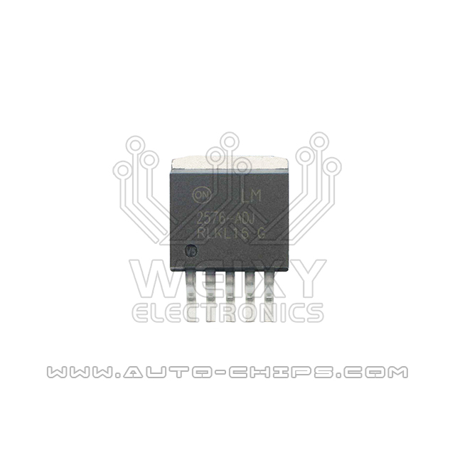 LM2576-ADJ  Commonly used vulnerable power chip for automotive dashboard