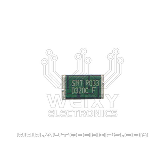 SMT R033  commonly used vulnerable high precision resistors for ECU