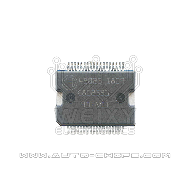 48023 commonly used vulnerable ignition drive chip for Bosch ECU