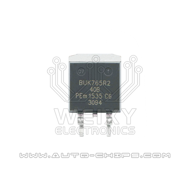 BUK765R2-40B  commonly used vulnerable driver chips for BMW DME