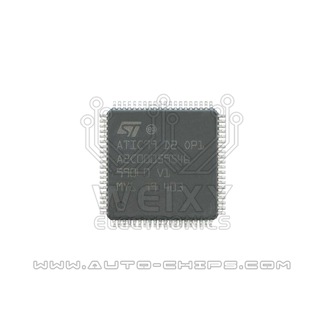 ATIC99 D2 OP1 A2C00059546  vulnerable chips for Automotive airbag control unit