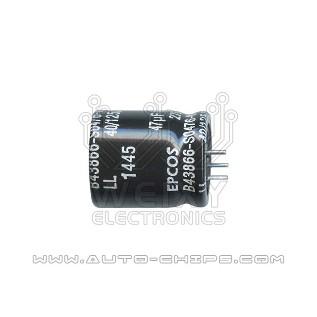EPCOS B43866-S0476-K16 47uF 270V 3PIN capacitor use for automotives ECU