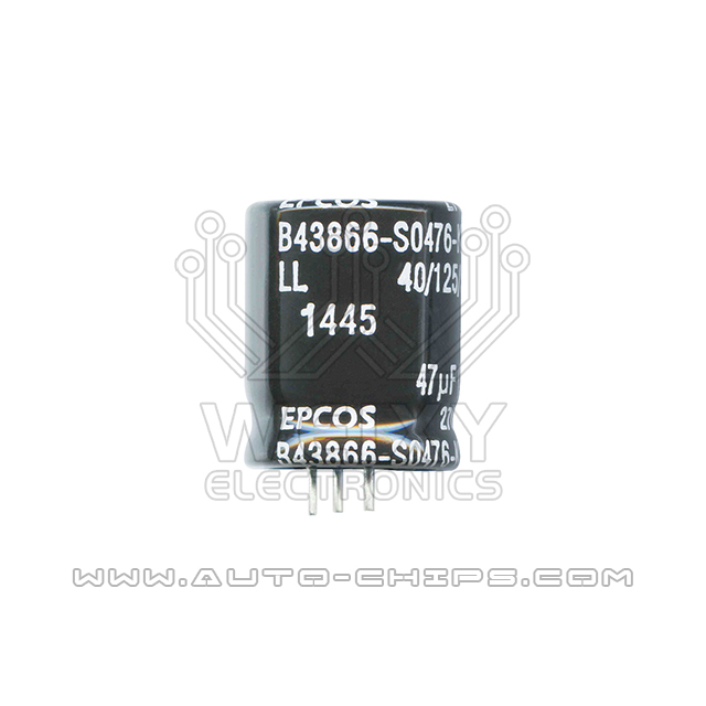 EPCOS B43866-S0476-K16 47uF 270V 3PIN capacitor use for automotives ECU