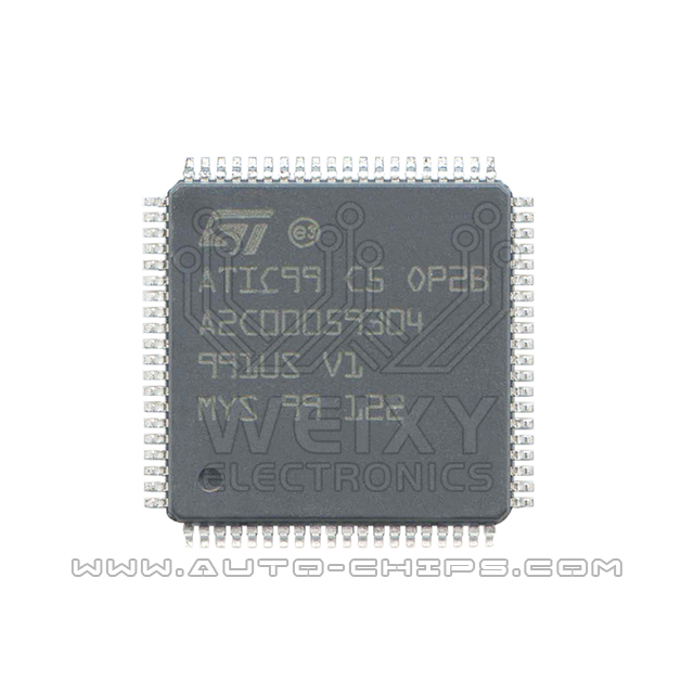 ATIC99 C5 OP2B A2C00059304  vulnerable chips for Automotive airbag control unit