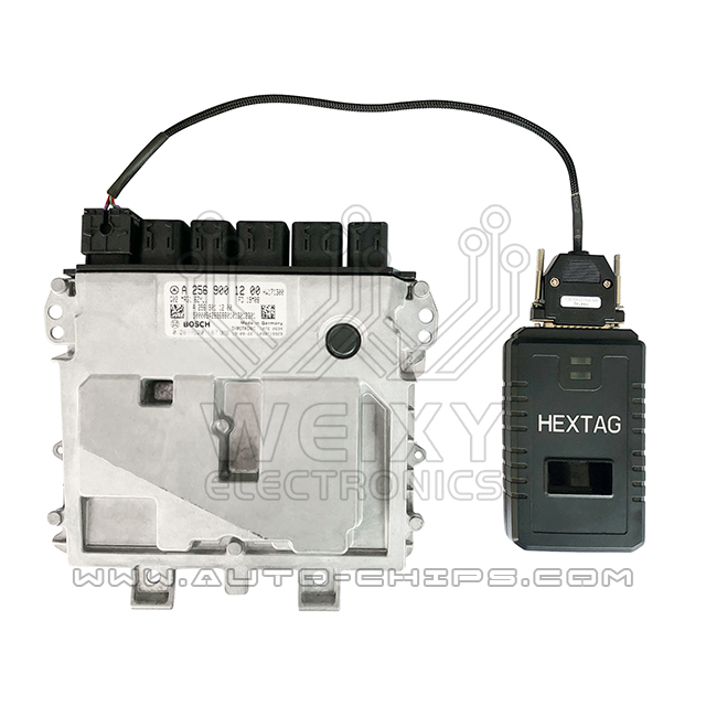 Mercedes-Benz MG1CP002 ECU test platform cable work with HexTag HexProg