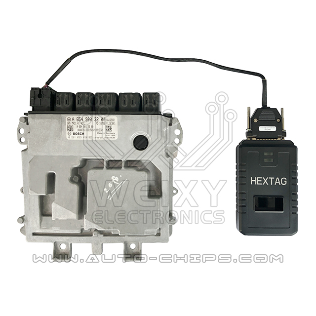 Mercedes-Benz MD1CP001 ECU test platform cable work with HexTag HexProg