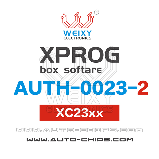 AUTH-0023-2 XC2xxx Software for XPROG-BOX