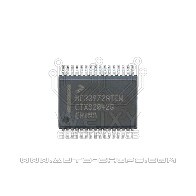 MC33972ATEW  Commonly used vulnerable driver chip for automotive BCM