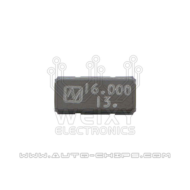 16.000 Mhz crystal use for automotives ECU